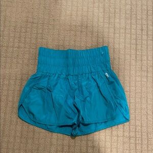 Free People Movement Teal Women's Shorts